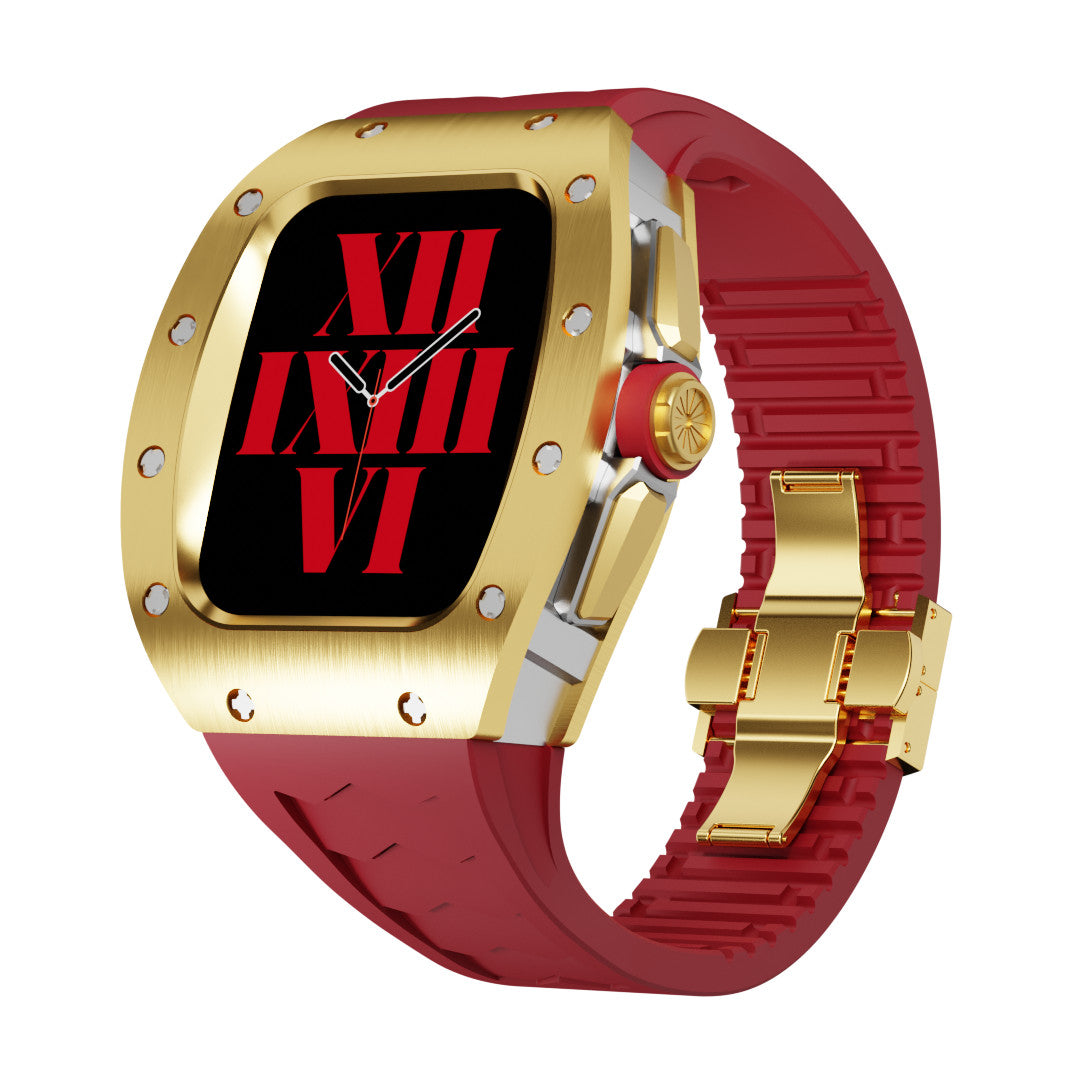 RM9008 Series - Champagne Wine barrel Apple Watch Case