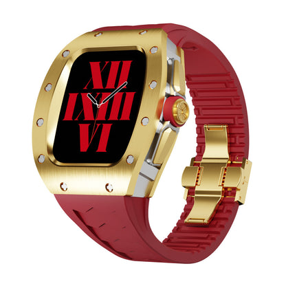 RM9008 Series - Champagne Wine barrel Apple Watch Case