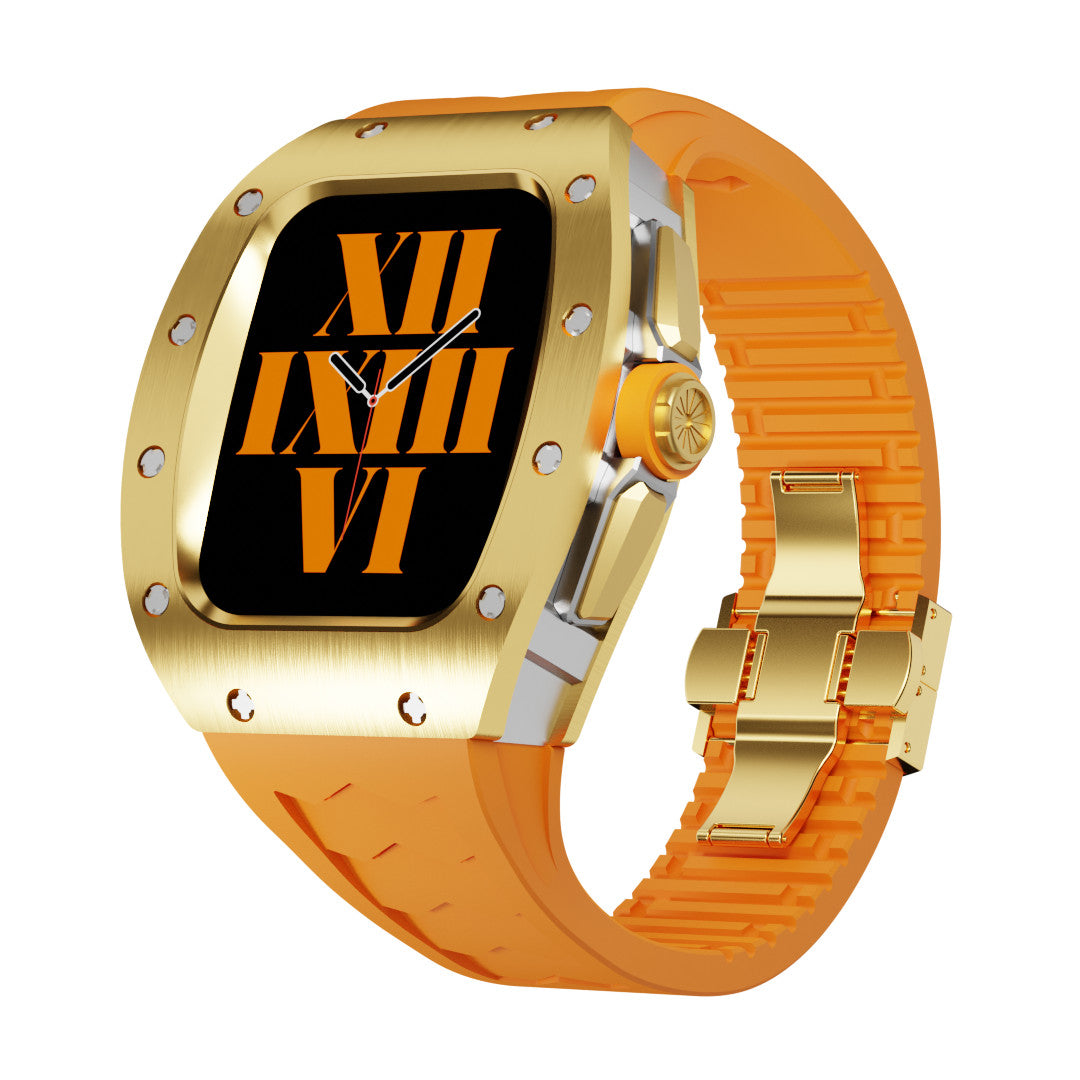 RM9008 Series - Champagne Wine barrel Apple Watch Case
