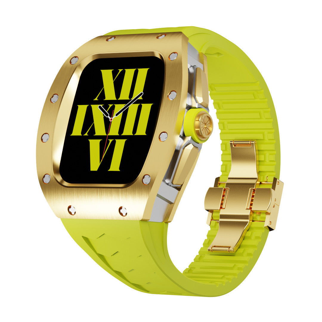 RM9008 Series - Champagne Wine barrel Apple Watch Case