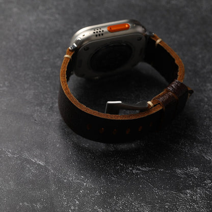Handmade Vintage Leather Strap For Apple Watch