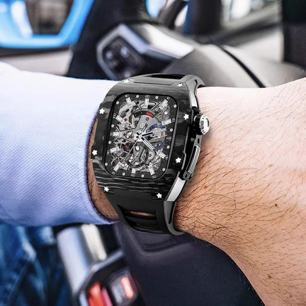 RM7002 Carbon Fiber Series - Royal Tank Apple Watch Case