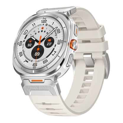 Mecha Style Fluororubber Band For Samsung Watch Ultra