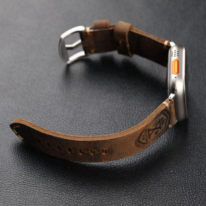 Handmade Vintage Leather Apple Watch Band