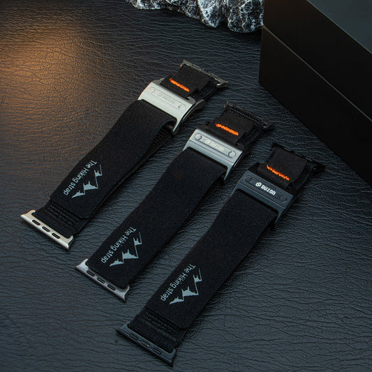 Outdoor Alpine Nylon Magnetic Buckle Band For Apple Watch