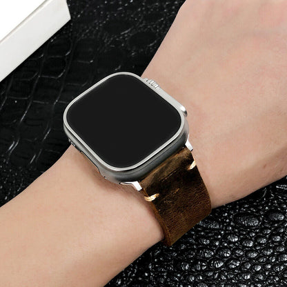 Handmade Vintage Leather Apple Watch Band