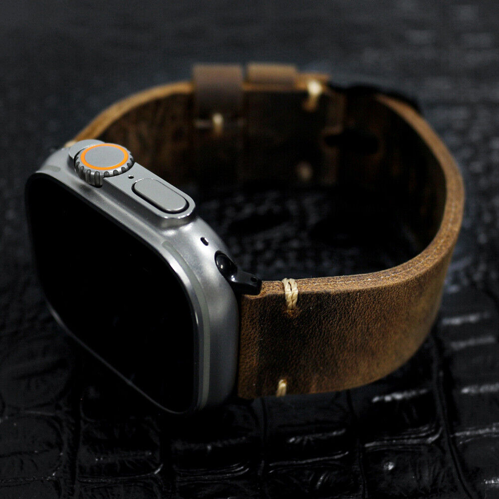 Handmade Vintage Leather Apple Watch Band