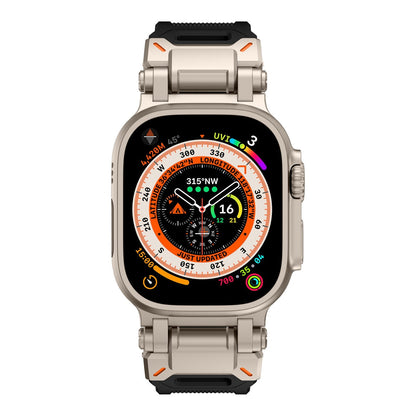 Explorer Rubber Band With Titanium Adapter For Apple Watch