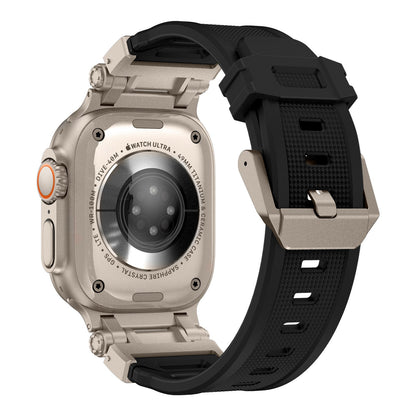 Explorer Rubber Band With Titanium Adapter For Apple Watch