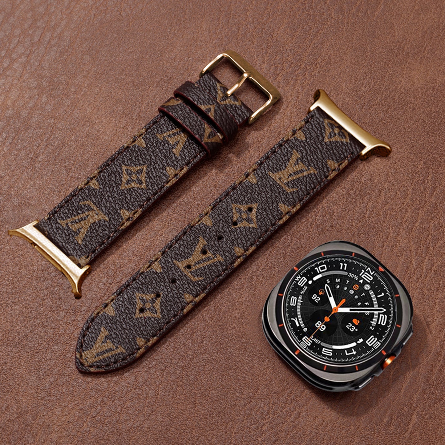 Classic Handmade Leather Band For Samsung Galaxy Watch