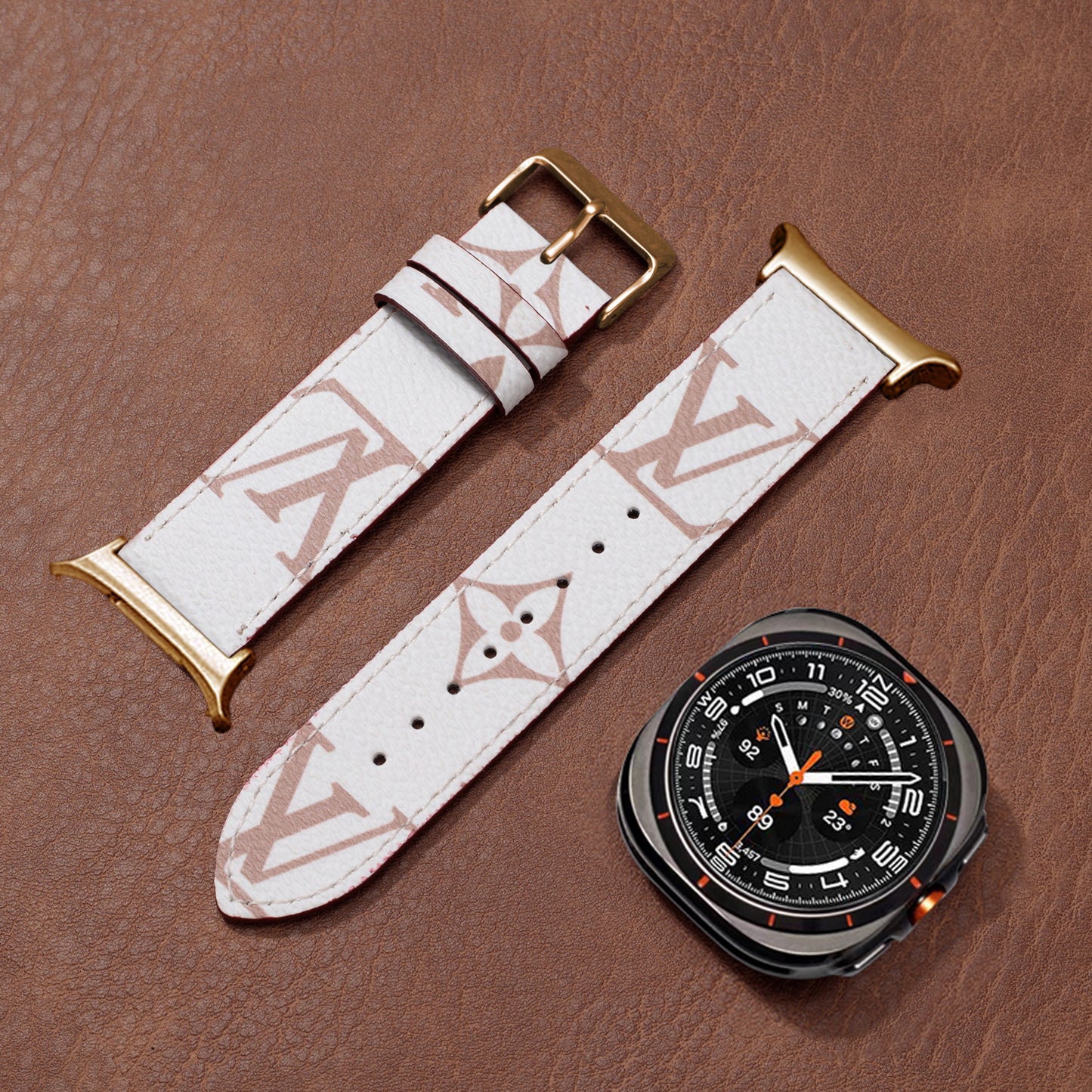 Classic Handmade Leather Band For Samsung Galaxy Watch