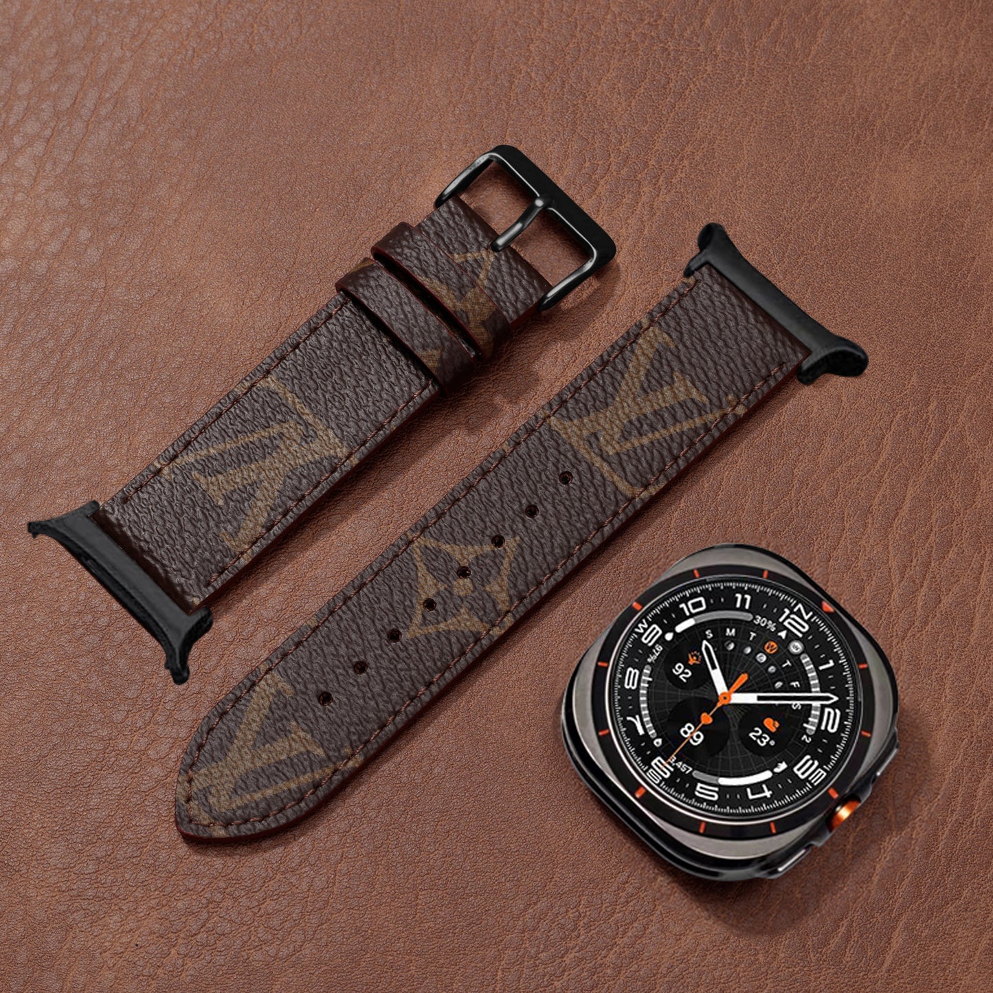 Classic Handmade Leather Band For Samsung Galaxy Watch