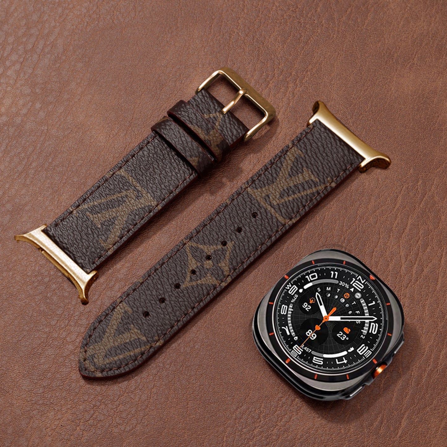 Classic Handmade Leather Band For Samsung Galaxy Watch