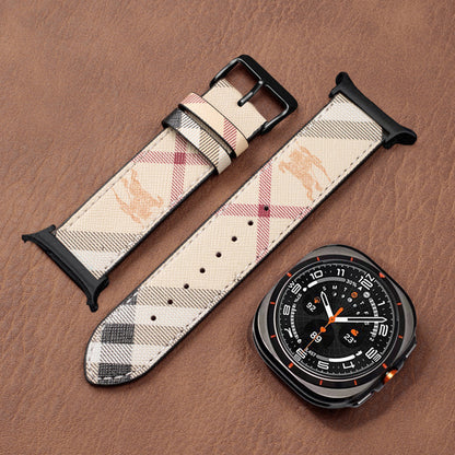 Classic Handmade Leather Band For Samsung Galaxy Watch