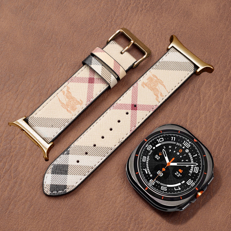 Classic Handmade Leather Band For Samsung Galaxy Watch