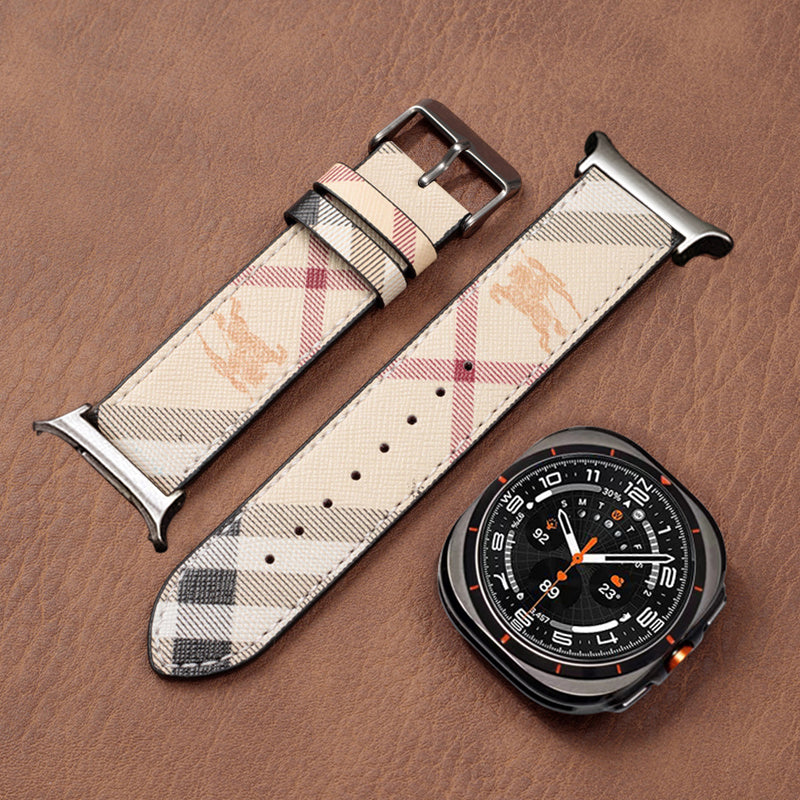 Classic Handmade Leather Band For Samsung Galaxy Watch