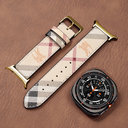 Classic Handmade Leather Band For Samsung Galaxy Watch