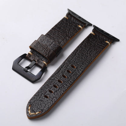 Handmade Vintage Leather Strap For Apple Watch