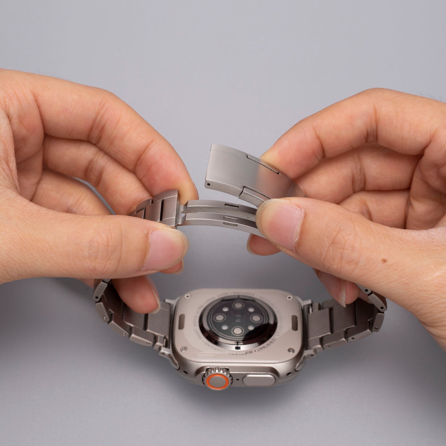 Titanium Triple Link Bracelet For Apple Watch