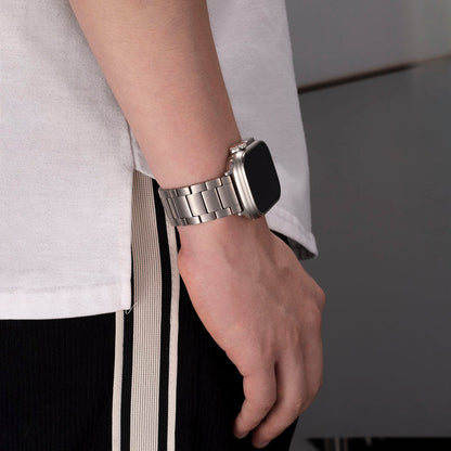 Titanium Triple Link Bracelet For Apple Watch