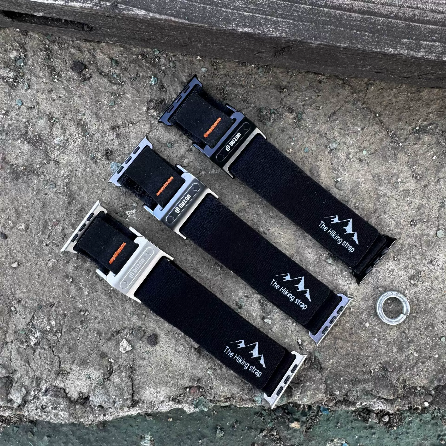 Outdoor Alpine Nylon Magnetic Buckle Band For Apple Watch