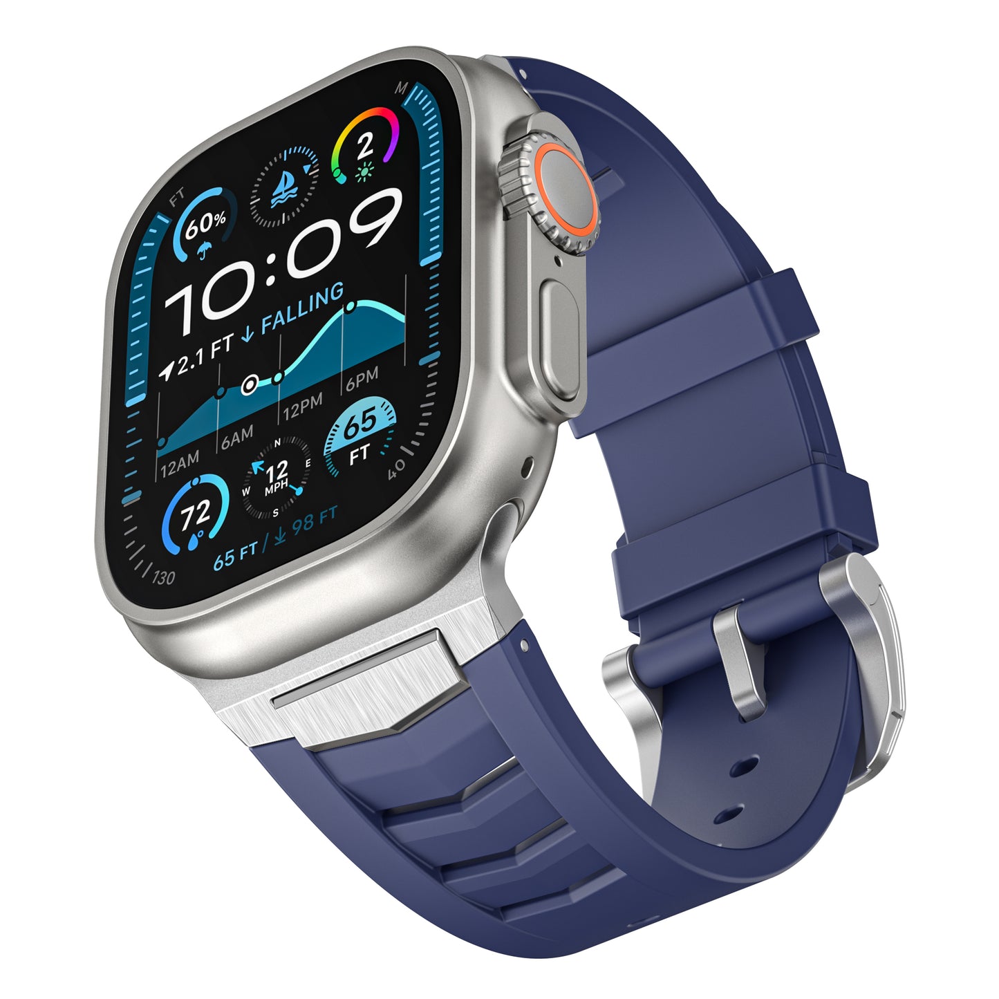 Racing Fluororubber Band For Apple Watch