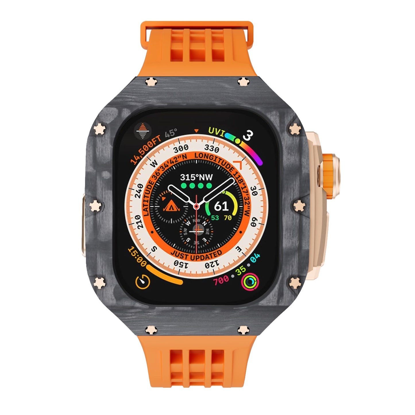 RM6003 Carbon Fiber Series - Royal Mountain Apple Watch Ultra Case