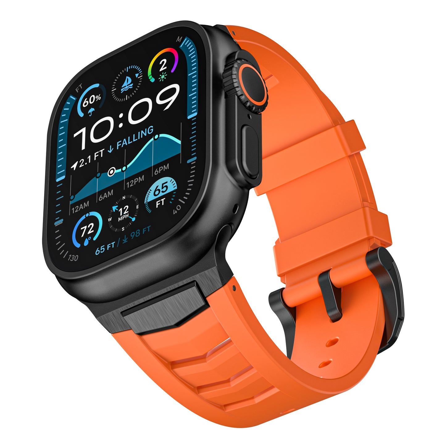 Racing Fluororubber Band For Apple Watch