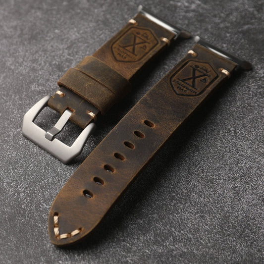 Handmade Vintage Leather For Samsung Watch Ultra