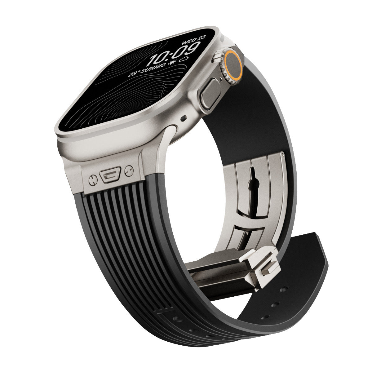 RMBD004 Tactical Silicone Band For Apple Watch