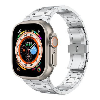 NEW AP Stainless Steel Double Chain Refit Band For Apple Watch