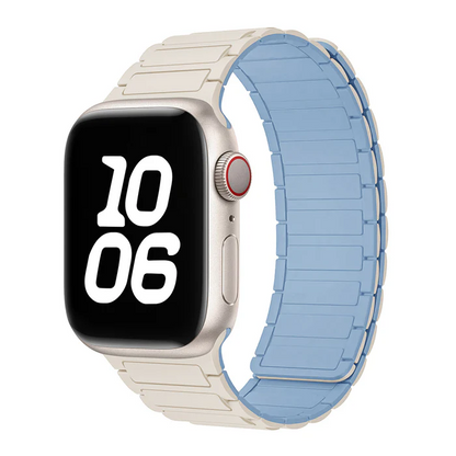 Silicone magnetic loop watch band For Apple Watch
