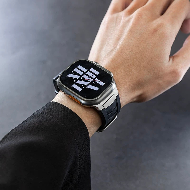 Racing Fluororubber Band For Apple Watch