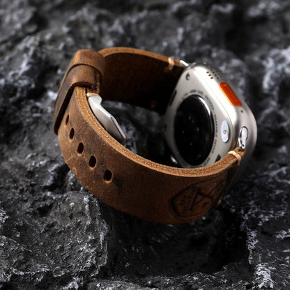 Handmade Vintage Leather Apple Watch Band