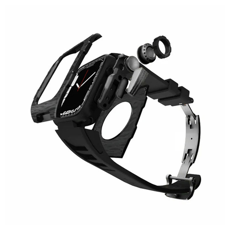RM7002 Carbon Fiber Series - Dark Tank Apple Watch Case