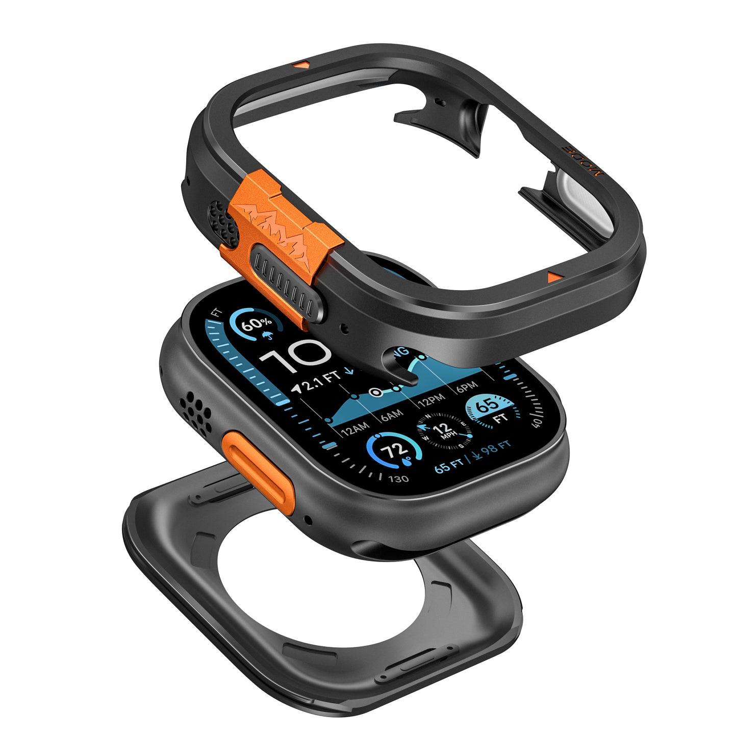 AW Titanium Alpine Case For Apple Watch