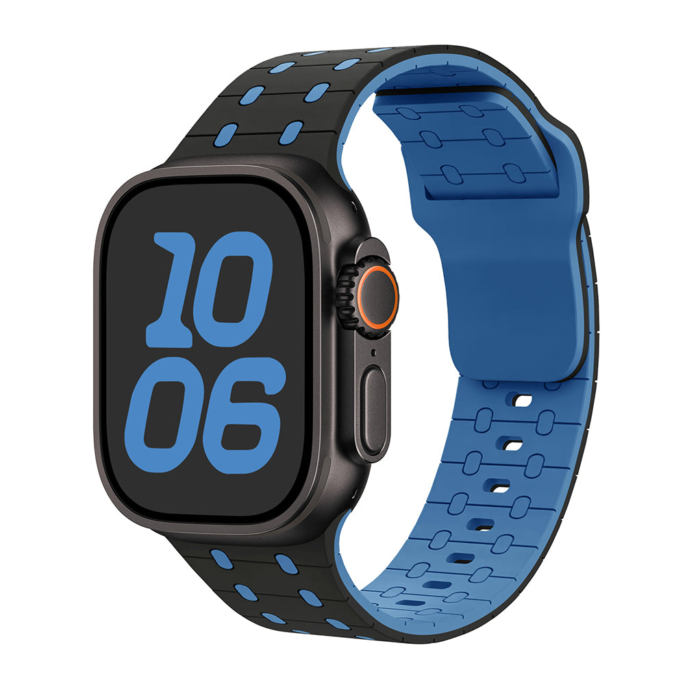 Two-Color Magnetic Silicone Band For Apple Watch