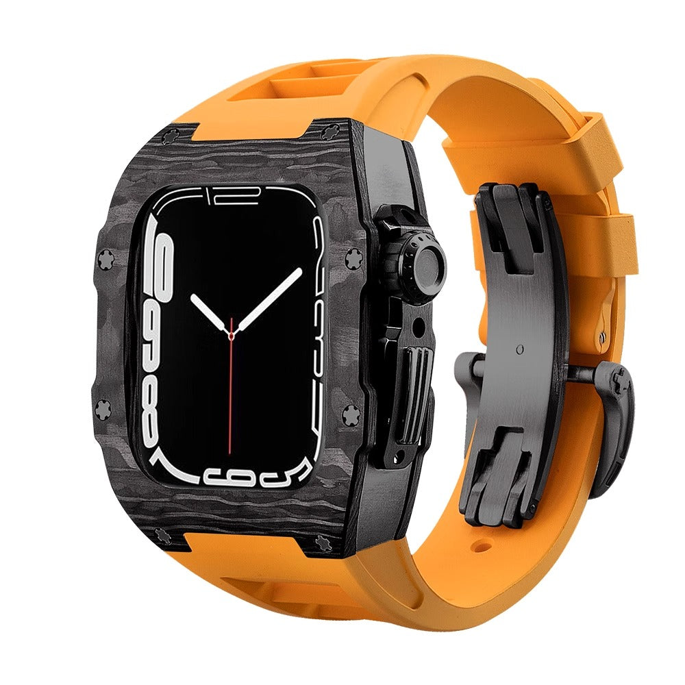 RM7002 Carbon Fiber Series - Dark Tank Apple Watch Case