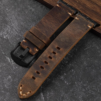 Handmade Vintage Leather Apple Watch Band