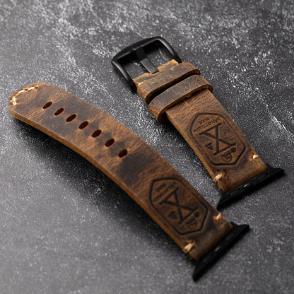 Handmade Vintage Leather Apple Watch Band