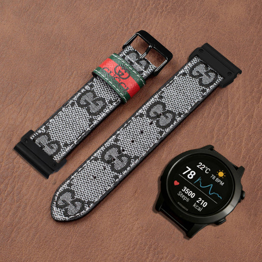 Classic Handmade Leather Band For Garmin