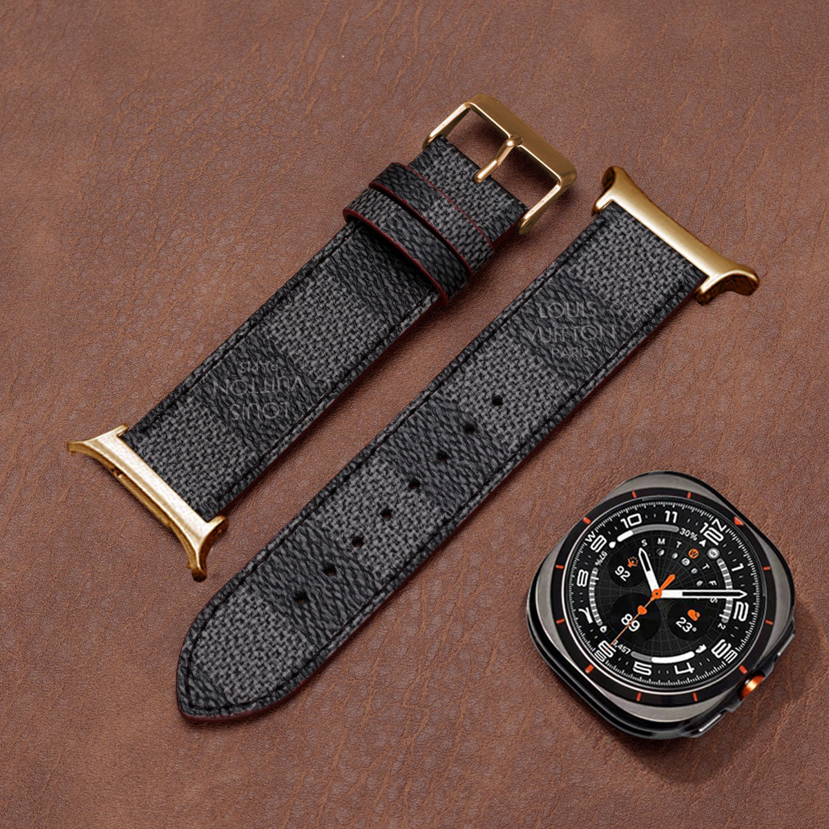 Classic Handmade Leather Band For Samsung Galaxy Watch