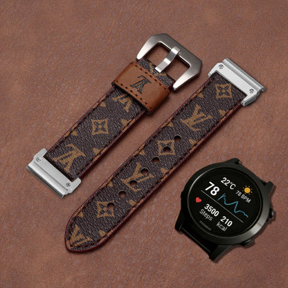 Classic Handmade Leather Band For Garmin