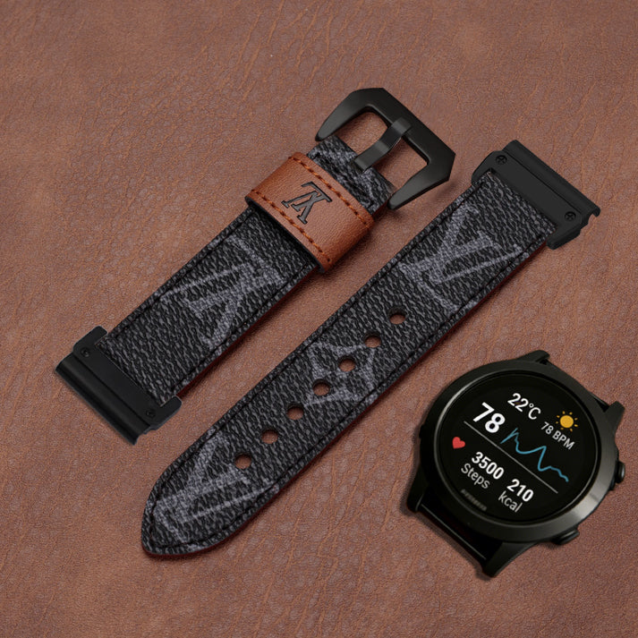 Classic Handmade Leather Band For Garmin