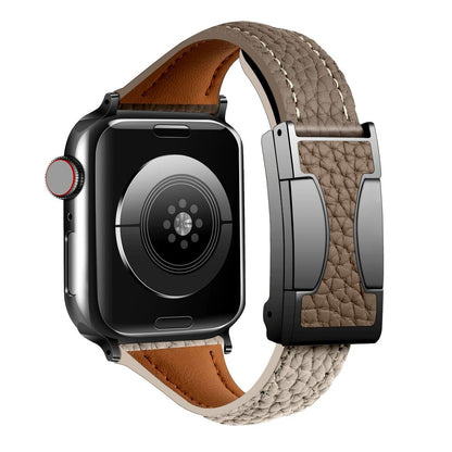 Leather Magnetic Buckle Band for Apple Watch