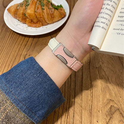 Leather Magnetic Buckle Band for Apple Watch