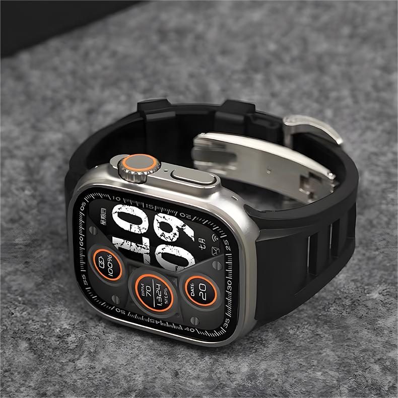 RMBD002 Sport Fluorine Rubber Band For Apple Watch