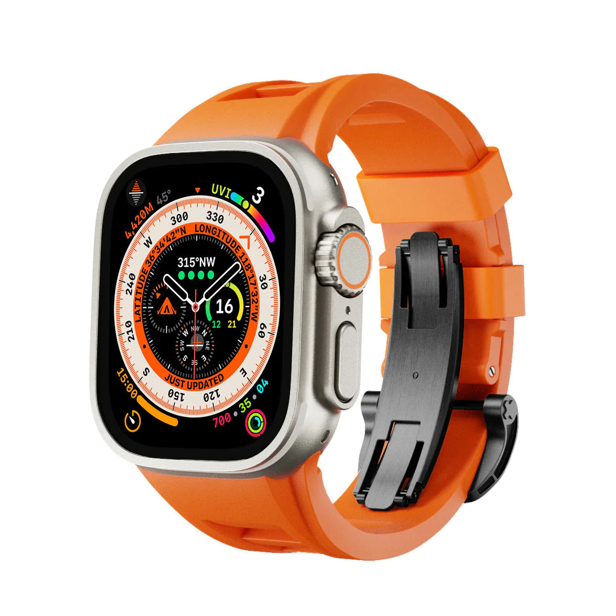 RMBD002 Sport Fluorine Rubber Band For Apple Watch
