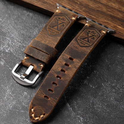 Handmade Vintage Leather Apple Watch Band