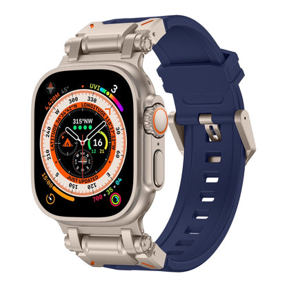 Explorer Rubber Band With Titanium Adapter For Apple Watch